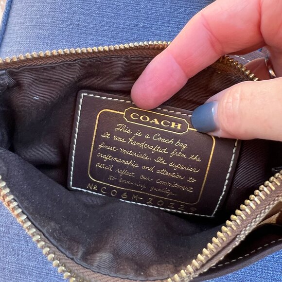 Brown Coach "C" Crossbody - Picture 3 of 4